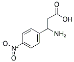 3-(4-硝基苯基)-beta-丙氨酸分子式结构图