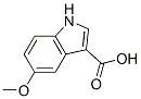 5-甲氧基吲哚-3-羧酸分子式结构图