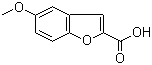 5-甲氧基苯并呋喃-2-羧酸分子式结构图