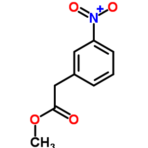 间硝基苯乙酸甲酯分子式结构图