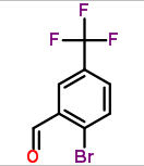 2-溴-5-(三氟甲基)苯甲醛分子式结构图