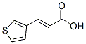 trans-3-(3-噻吩基)丙烯酸分子式结构图