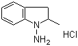 1-氨基-2-甲基吲哚啉盐酸盐分子式结构图