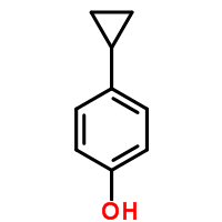 4-环丙基苯酚分子式结构图