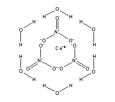 硝酸铈分子式结构图