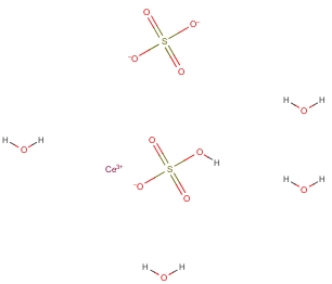 四水硫酸铈分子式结构图