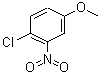 4-氯-3-硝基苯甲醚分子式结构图