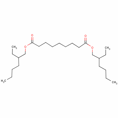 双（2-乙基己基）壬二酸酯分子式结构图