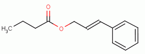 丁酸桂酯分子式结构图