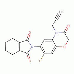 丙炔氟草胺分子式结构图