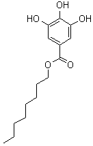 没食子酸辛酯分子式结构图