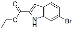 6-溴吲哚-2-羧酸乙酯分子式结构图