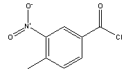 4-甲基-3-硝基苯甲酰氯分子式结构图