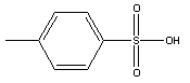 对甲苯磺酸分子式结构图