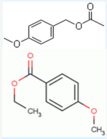 4-甲氧基苯甲酸乙酯分子式结构图