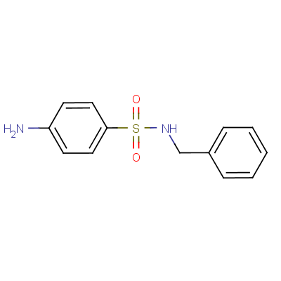 苄磺胺分子式结构图