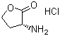 (R)-(+)-α-氨基-γ-丁内酯盐酸盐分子式结构图