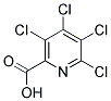 3,4,5,6-四氯吡啶-2-羧酸分子式结构图