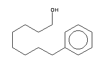 8-苯基-1-辛醇分子式结构图