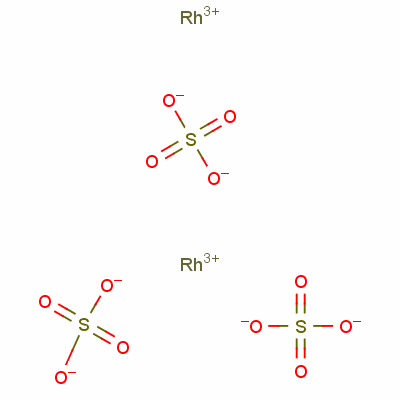 硫酸铑(III)分子式结构图