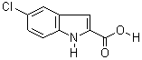 5-氯吲哚-2-羧酸分子式结构图