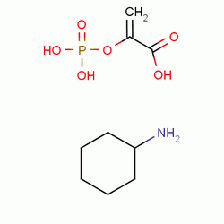 磷酸烯醇丙酮酸单环己胺盐分子式结构图