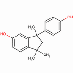 茚满双酚分子式结构图