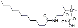 丙基三甲基铵硫酸甲酯盐(3-月桂酰胺基)分子式结构图