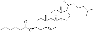 胆甾烯基己酸酯分子式结构图