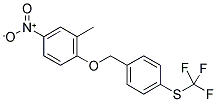 2-(4-三氟甲硫基苯氧基)-5-硝基甲苯分子式结构图