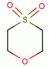 1,4-噻噁烷1,1-二氧分子式结构图