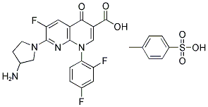 甲苯磺酸妥舒沙星分子式结构图