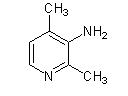 2,4-二甲基-3-氨基吡啶分子式结构图