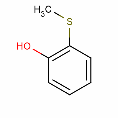 2-羟基茴香硫醚分子式结构图