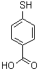 4-巯基苯甲酸分子式结构图