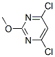 4,6-二氯-2-甲氧基嘧啶分子式结构图