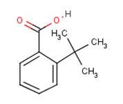 2-叔丁基苯甲酸分子式结构图