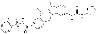 扎鲁司特分子式结构图