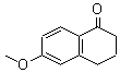 6-甲氧基-1-萘满酮分子式结构图