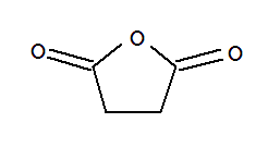 丁二酸酐分子式结构图