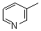 β-甲基吡啶分子式结构图