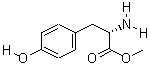 L-酪氨酸甲酯分子式结构图