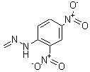 甲醛2,4-二硝基苯腙分子式结构图