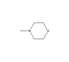 N-甲基吗啉分子式结构图