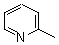 α-甲基吡啶分子式结构图