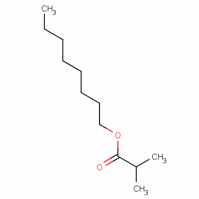 异丁酸辛酯分子式结构图