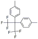 2,2-双(4-甲基苯基)六氟丙烷分子式结构图