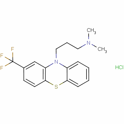 盐酸三氟丙嗪分子式结构图