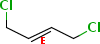 反式-1,4-二氯-2-丁烯分子式结构图