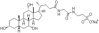 胆酸钠分子式结构图